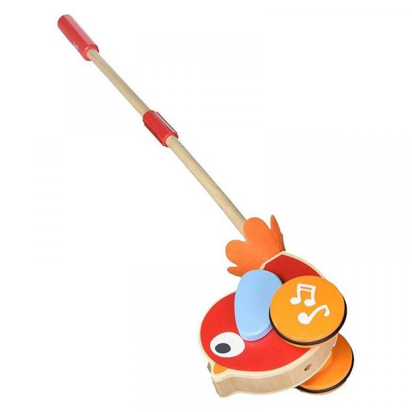 Іграшка-каталка Hape Пташка Ліллі (E0353) - Pampik