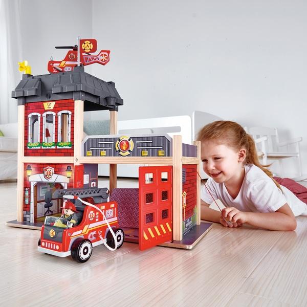 Ігровий набір Hape Пожежна частина (E3023) - Pampik - 3