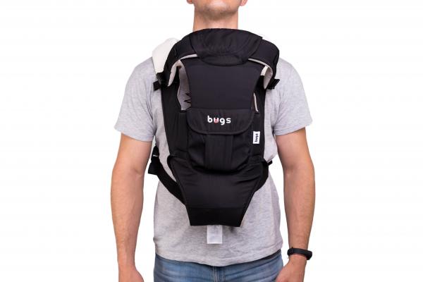 Рюкзак-кенгуру Bugs SafeTop 5 в 1, чорний (209) - Pampik - 4