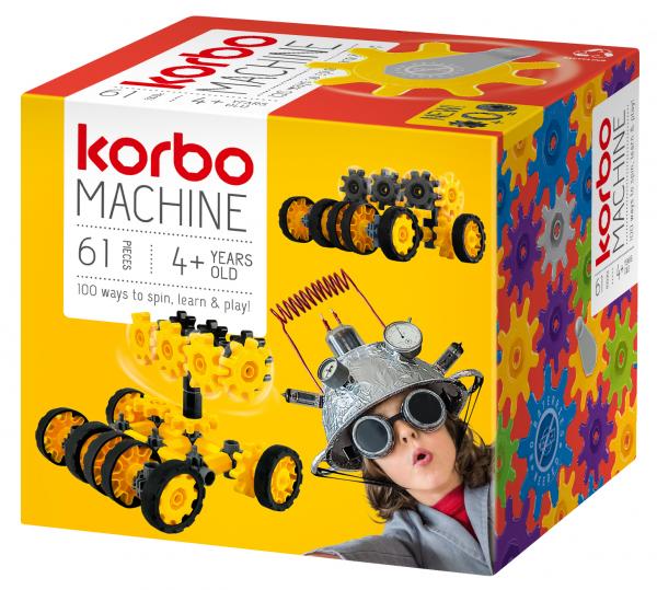 

Набор для творческого конструирования Korbo Machine, 61 деталь (R.1403