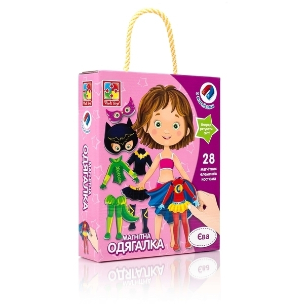 Гра з магнітами Vladi Toys Єва, укр. мова (VT3702-08) - Pampik