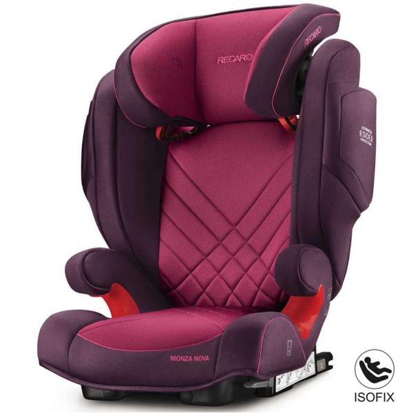 

Автокресло Recaro Monza Nova 2 Seatfix Power Berry (88010220050, Фуксия