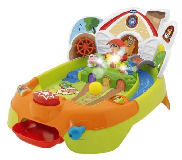 Набір для гри в пінбол Chicco друзі на фермі (09516.00) - Pampik