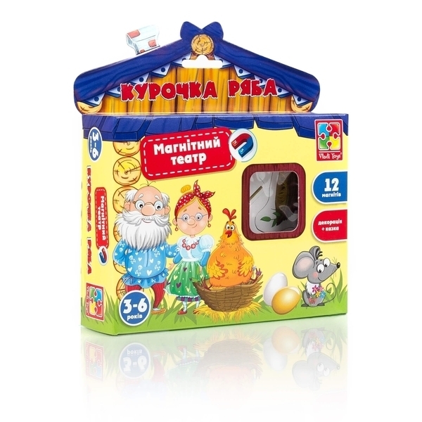 

Магнитный театр Vladi Toys Курочка Ряба, укр. язык (VT3206-27