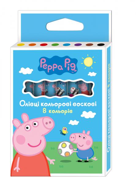 

Карандаши восковые Peppa Pig, 8 шт. (120272