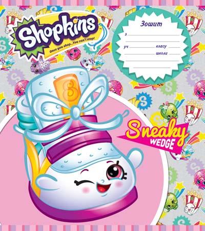 

Тетрадь Shopkins, клетка, 18 листов (119752, Розовый