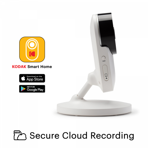 Цифрова відеоняня Kodak Hd WiFi Cherish С220, з батьківським блоком (C220000C220) - Pampik - 2