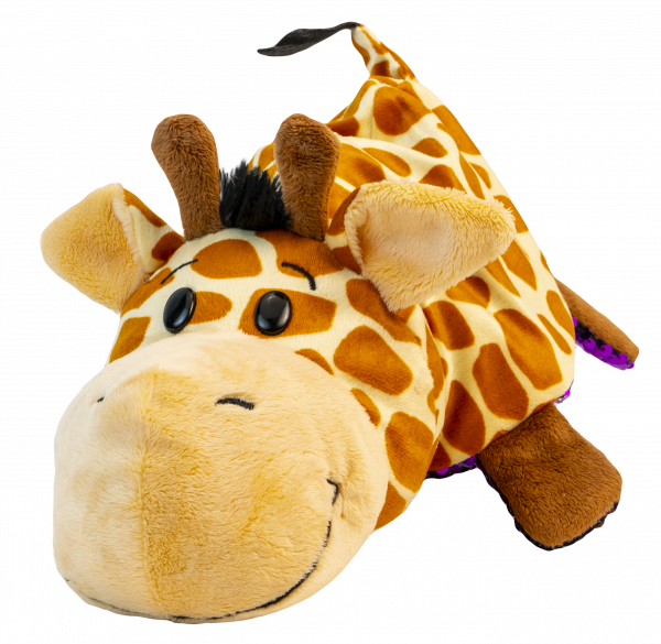 М'яка іграшка ZooPrяtki 2 в 1 Жираф і Бегемот, 30 см (519IT-ZPR) - Pampik - 2