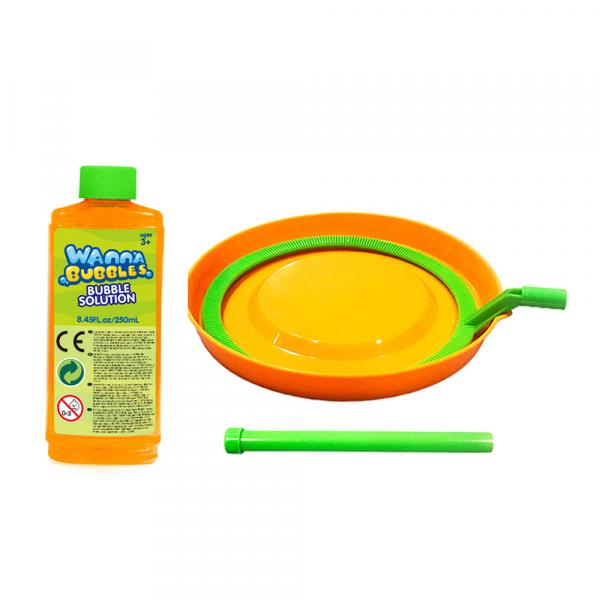 Мильні бульбашки Wanna Bubbles Гігантський розмір, 250 мл, помаранчевий (BB095-2) - Pampik - 5