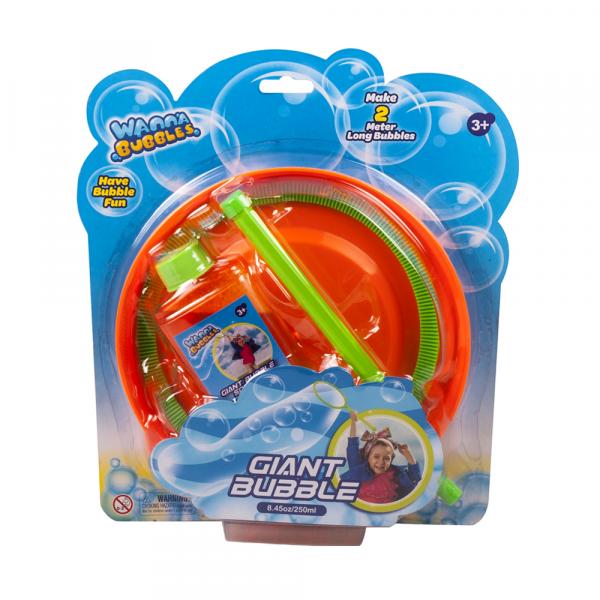 Мильні бульбашки Wanna Bubbles Гігантський розмір, 250 мл, помаранчевий (BB095-2) - Pampik