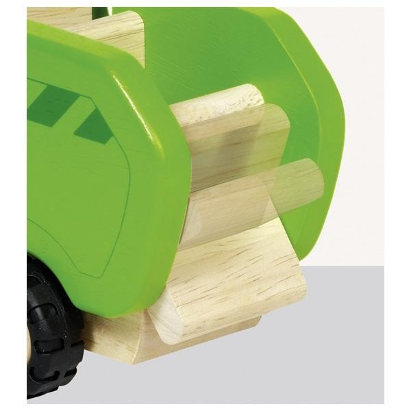 Дерев'яна машинка Goki Сміттєвоз (55964G) - Pampik - 2