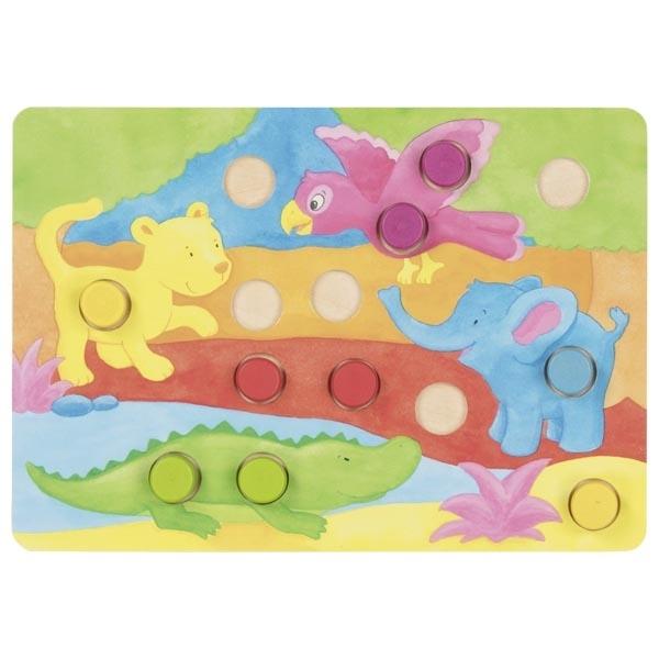 Настільна гра Goki Лото Різнобарвний світ II (56813G) - Pampik - 4