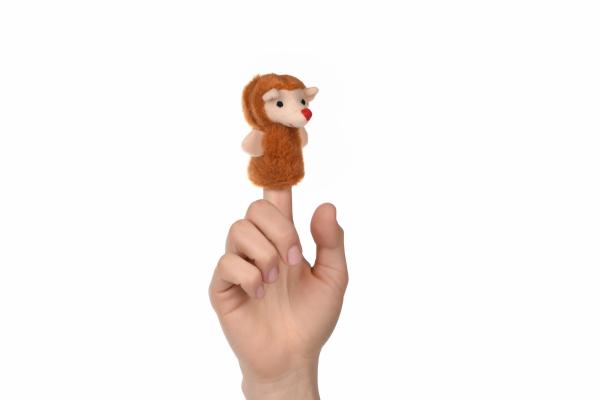 Кукла для пальчикового театра Goki Ежик (50962G-8) - Pampik - 2