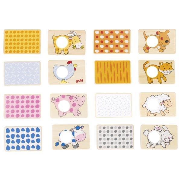 Гра мемо Goki Звірятка (56818G) - Pampik - 2