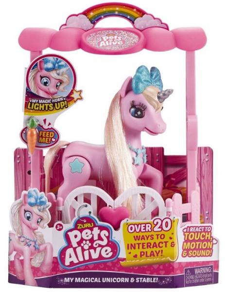 Ігровий набір Zuru Pets Alive Єдиноріг в будиночку, рожевий (9502P) - Pampik - 2