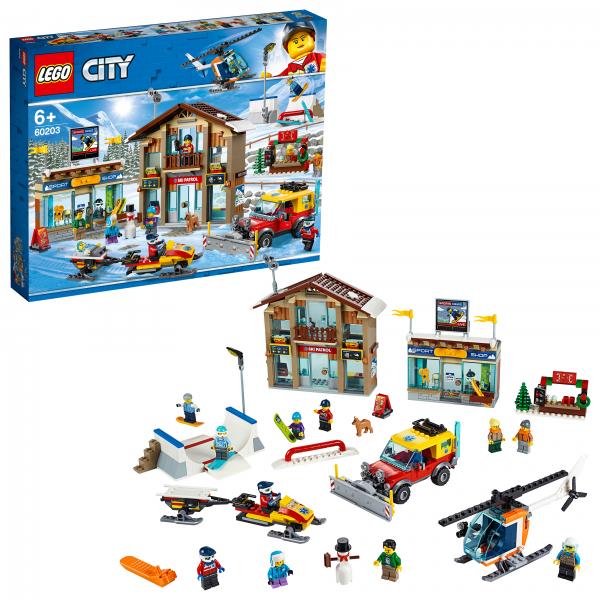 

Конструктор LEGO City Town Горнолыжный курорт, 806 деталей (60203