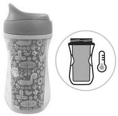 Поїльник-непроливайка Chicco Active Cup, 266 мл, 14+ міс., фіолетовий (06981.10.01) - Pampik - 2