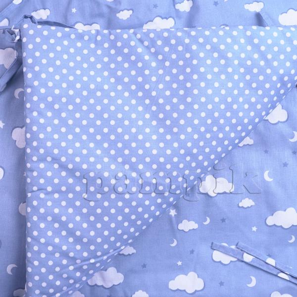 Комплект постільної білизни Руно Хмарка, блакитний (977У_ (Блакитний) хмарка) - Pampik - 4