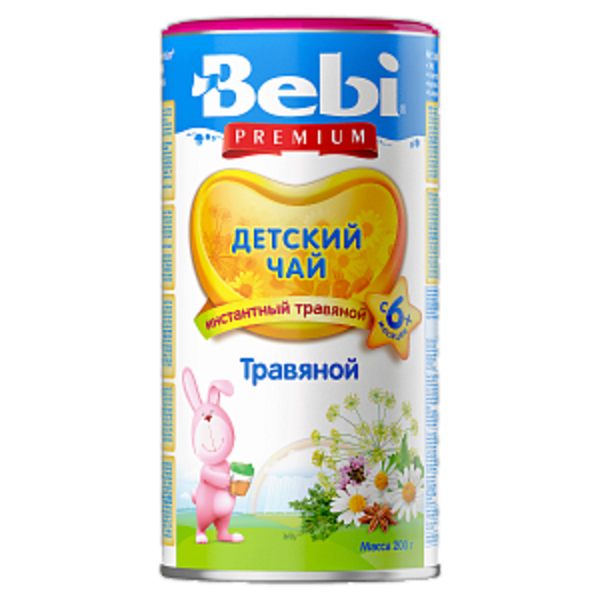 Чай Bebi Premium трав'яний в гранулах, 200 г - Pampik
