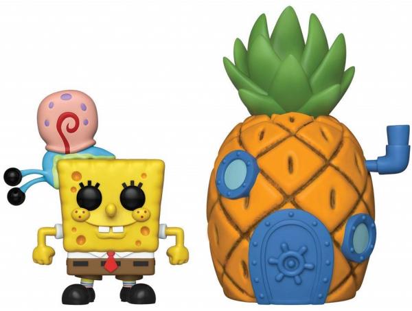 Набір ігрових фігурок Funko Pop Губка Боб з Будинком-Ананасом (39547) - Pampik