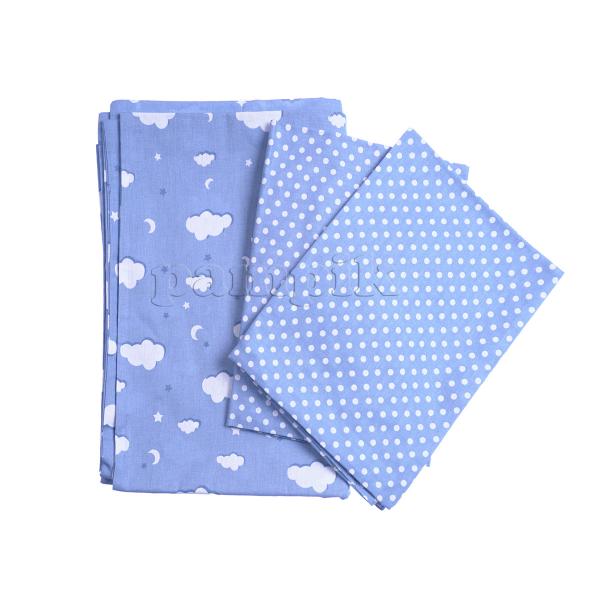 Комплект постільної білизни Руно Хмарка, блакитний (977У_ (Блакитний) хмарка) - Pampik - 3