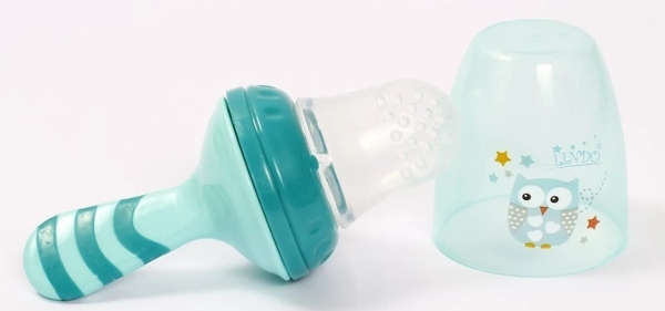 Ніблер Lindo, силіконовий, з ковпачком, бірюзовий (А 60 зел) - Pampik - 2