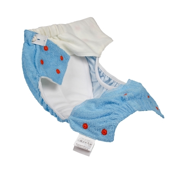 Підгузок трикотажний ЕКО ПУПС Active Classic з вкладишем Abso Maxi, 12-17 кг, блакитний (ТП2ВК4-4с) - Pampik - 3