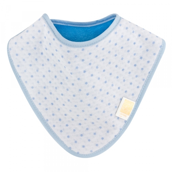 Непромокальний слюнявчик-бандана ЕКО ПУПС Jersey Abso Зірочки, синій (WBBJA012) - Pampik