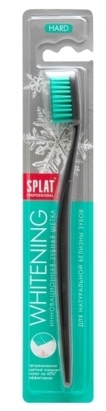 Зубная щетка Splat Professional Whitening Hard, жесткая, зеленый