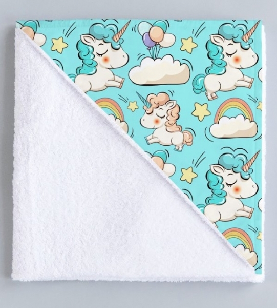 Наматрацник-поверхня Cosas Єдиноріг, не промокає, 120х70 см, м'ятний - Pampik - 2