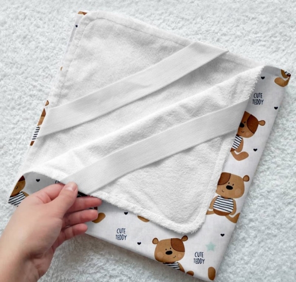 Наматрацник-поверхня Cosas Ведмедики, непромокальний, 120х70 см, бежевий - Pampik - 3