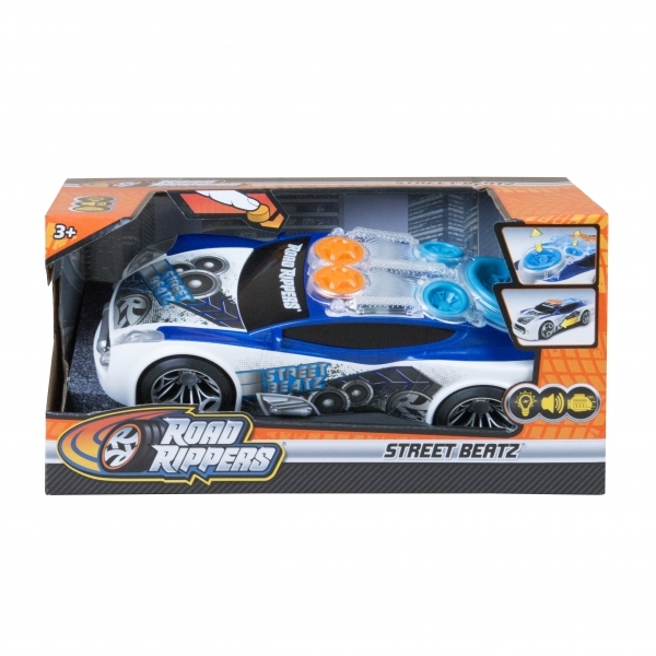 Машинка Road Rippers Blizzard White, со световыми и звуковыми эффектами (20042) - Pampik - 10