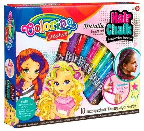 Подарочный набор для декора волос Colorino, для девочек (68635PTR) - Pampik