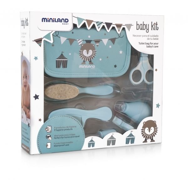 Набір для догляду за дитиною Miniland Babykit, блакитний (89143) - Pampik - 7
