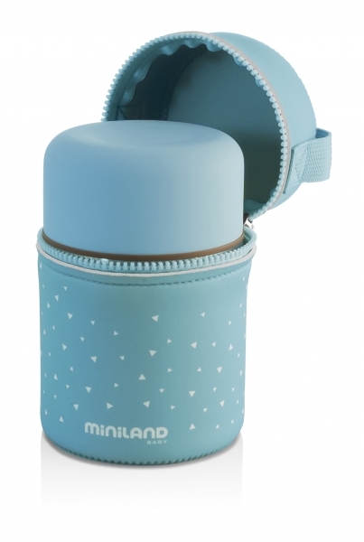 Термос для їжі Miniland Silky Food Blue, 600 мл (89221) - Pampik - 5