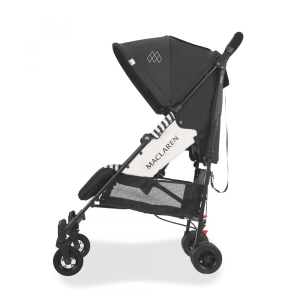 Прогулянкова коляска-тростина Maclaren Quest ARC Railroad Stripe, чорний (WD1G271352) - Pampik - 3