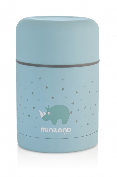 Термос для їжі Miniland Silky Food Blue, 600 мл (89221) - Pampik - 4