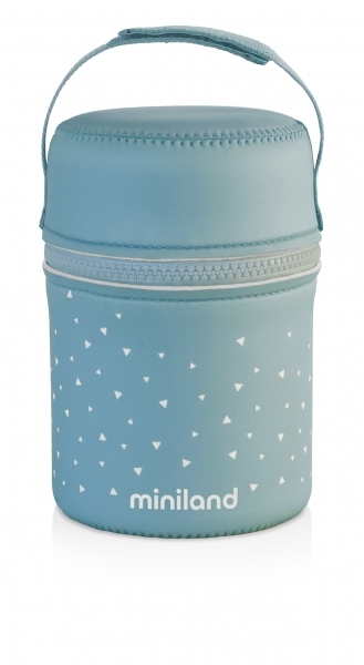 Термос для еды Miniland Thermetic Blue, с контейнерами, 700 мл (89226) - Pampik - 2