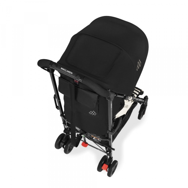 Прогулянкова коляска-тростина Maclaren Quest ARC Railroad Stripe, чорний (WD1G271352) - Pampik - 2