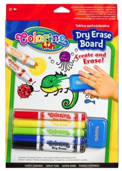 Дошка маркерна Colorino Пиши-стирай (65795PTR) - Pampik