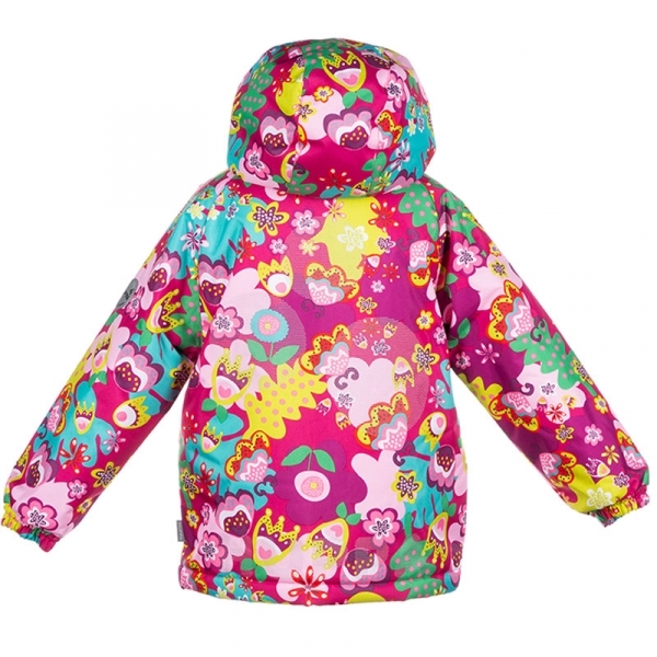 Термокуртка Huppa Classy, ​​р.122, фуксія з принтом (17710030-61363-122) - Pampik - 4