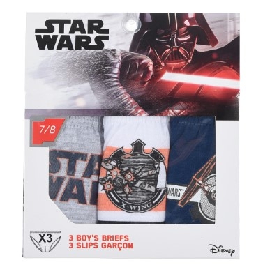 

Трусы Sun City Disney Star Wars, р., 9-10 лет, 3 шт. (HS3045