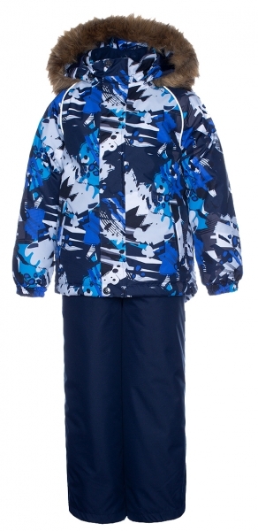 Термокомплект Huppa Winter, р.110, темно-синій (41480030-92886-110) - Pampik