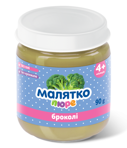 

Пюре Малятко Брокколи, 90 г