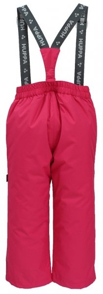 Штаны на подтяжках Huppa Freja, полиэстер, р.140, фуксия (21700016-00063-140) - Pampik - 2