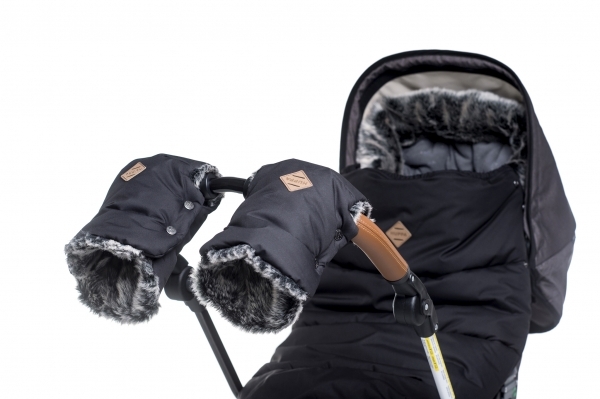 Рукавиці для коляски Huppa Gluuv, чорний (81750020-00009-000) - Pampik - 3