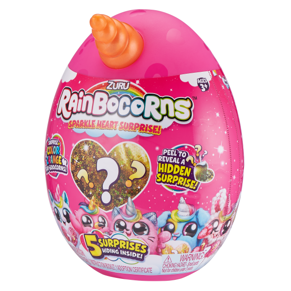 М'яка іграшка-сюрприз Rainbocorn-B Sparkle Heart Surprise (9204B) - Pampik - 2