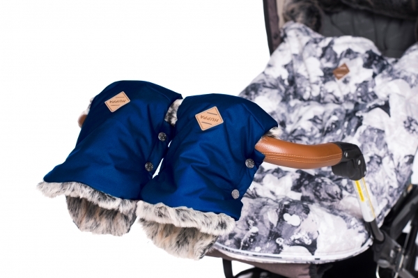 Рукавиці для коляски Huppa Gluuv, синій (81750020-00086-000) - Pampik - 3