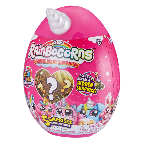 М'яка іграшка-сюрприз Rainbocorn-H Sparkle Heart Surprise (9204H) - Pampik - 2