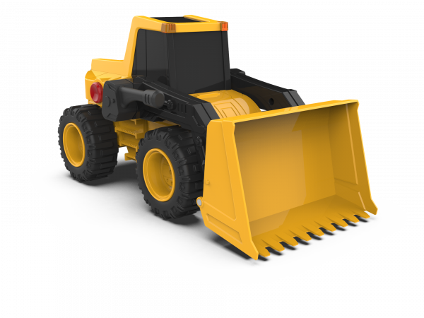 Колісний навантажувач Funrise CAT Потужні машини, зі світловими і звуковими ефектами, 30 см (82267) - Pampik - 3